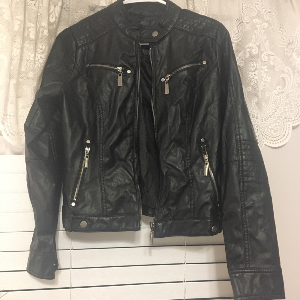 Leather jacket size medium